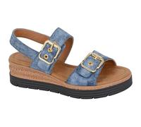 Cipriata L631C-8 Ladies Sandal Blue Metallic size 8