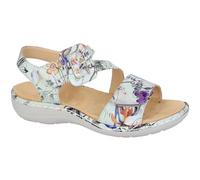 Cipriata L636FS-5 CIRETTA Sandal Silver Floral Size 5