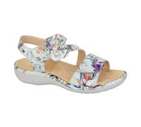 Cipriata L636FS-5 CIRETTA Sandal Silver Floral Size 5
