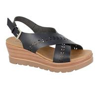 Cipriata L648A-7 Womens Platform Sandal Black size 7