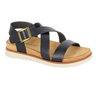 Cipriata L649A-3 Womens Halter Back Sandal Black PU size 3