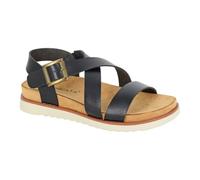 Cipriata L649A-6 Womens Halter Back Sandal Black PU size 6