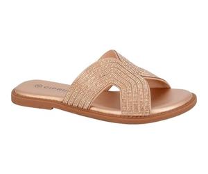 Cipriata L655BG-4 Womens Mule Sandal Gold size 4