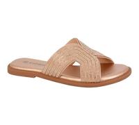 Cipriata Celina Womens Sandals | Slip On Shoes | Gold | UK Size 5