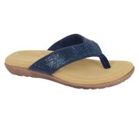 Cipriata Alcee Diamante Womens Sandals | Slip On Shoes | Navy | UK Size 7