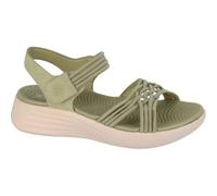 Cipriata L815 Eletta Ladies Womens Touch Fastening Elasticated Crossover Sandal (Sage Green, UK Footwear Size System, Adult, Women, Numeric, Medium, 6)