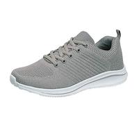Cipriata Leona Ladies Sparkle Lace Up Trainers Grey UK 5