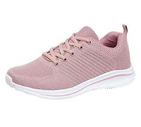 Cipriata Leona Memory Foam Womens Trainers, Size 3 In Rose Pink
