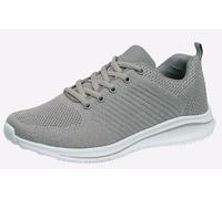 Cipriata Leona Ladies Sparkle Lace Up Trainers Grey UK 7