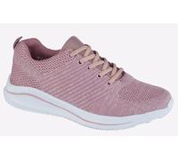 Cipriata Leona Memory Foam Womens Trainers, Size 6 In Rose Pink