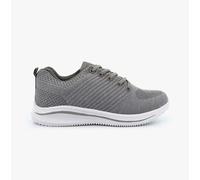 Cipriata LEONA Womens Sparkle Lace Up Trainers Grey - UK 8