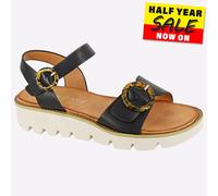 Cipriata Mimi Halter Womens Casual Fashion Designer Dress Wedge Sandals Black