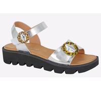 Cipriata Mimi Wedge Sandal Womens | Sandals | Silver | UK Size 8