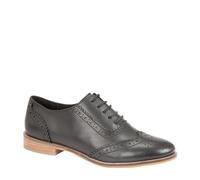 Cipriata Natasha Ladies' Lace Up Flat Leather Brogue Oxford Shoes