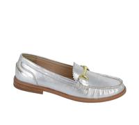 Cipriata Nicolosa Loafer Womens Shoes | Slip On Shoes | Silver | UK Size 6