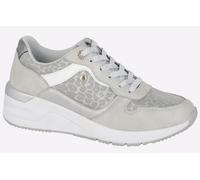 Cipriata Novelia Womens Shoes Trainers, Size 4 In Silver/White/Animal Print