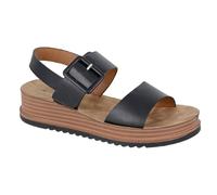 Cipriata Womens/Ladies Orfa Wedge Sandals (7 UK) (Black)