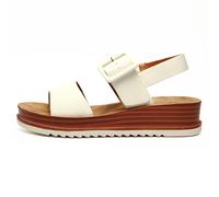 Cipriata Orfa Womens Classic Casual Fashion Buckle Sandals White