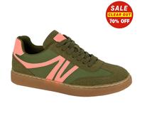 Cipriata Redea Retro Womens Trainers Casual Fashion Suede Sneakers Green
