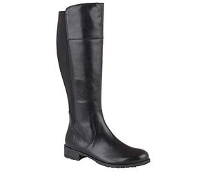 Cipriata Silvia Ladies Leather Zip High Leg Boots Black UK 5