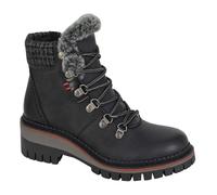 Cipriata TEODORA L725 Ladies Memory Foam Zip + D-Ring Hiker Style Ankle Boots