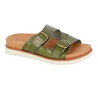 Cipriata TIBERIA L651 Ladies Twin Buckle Adjustable Strap Slip On Summer Mule