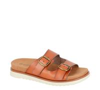 Cipriata Tiberia Ladies' Twin Buckle Strap Slip On Mule Sandals
