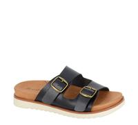 Cipriata Tiberia Ladies' Twin Buckle Strap Slip On Mule Sandals