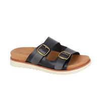 Cipriata Tiberia Womens Sandals Slides, Size 8 In Black | Slip On Shoes | Black | UK Size 8