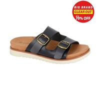Cipriata Tiberia Womens Sandals Slides, Size 3 In Black | Slip On Shoes | Black | UK Size 3