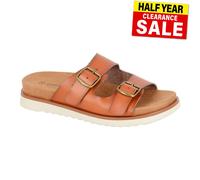 Cipriata Tiberia Womens Sandals Slides, Size 3 In Tan | Slip On Shoes | Tan | UK Size 3