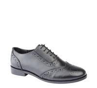 Cipriata Violetta Ladies' Leather Lace Up Flat Brogue Oxford Shoes