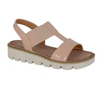 Cipriata Women's Aladina Wedge Sandals in Nude | Size: 3 Cipriata Nude 3