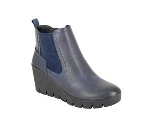 Cipriata Womens Annina Ankle Boots - Navy Blue - 3 UK - Navy Blue - 100% Mixed