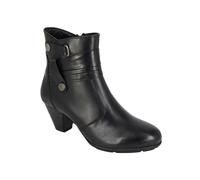 Cipriata Womens Claretta Leather Ankle Boots - Black - 4 UK - Black - 100% Mixed