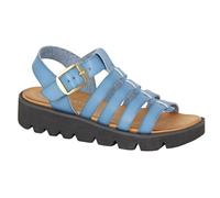 Cipriata Womens Flat Chunky Sandal Ladies Gladiator Faux Leather Platform Size