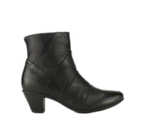 Cipriata Women's Ginerva Folded Vamp Ankle Boots in Black | Size: 3 Cipriata Black 3