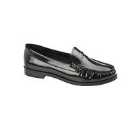 Cipriata Women's L075A Saddle Hi-Shine Leather Loafer Shoes (UK_Footwear_Size_System, Adult, Women, Numeric, Medium, Numeric_6)