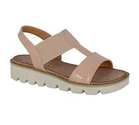 Cipriata Womens/Ladies Aladina Wedge Sandals - Nude - 7 UK - Nude - 100% Mixed