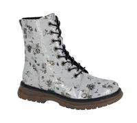 Cipriata Womens/Ladies Annetta Floral Patent PU Ankle Boots DF2405