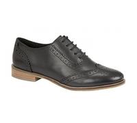 Cipriata Womens/Ladies Brogue Oxford Lace Up Leather Shoes - Black - Black - 9 UK