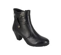Claretta Leather Ankle Boots Cipriata Black 5