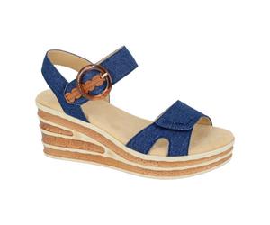 Cipriata Womens/Ladies Danta Leopard Print Sandals DF2513