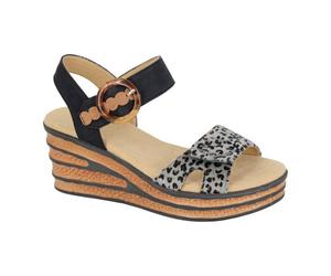 Cipriata Womens/Ladies Danta Leopard Print Sandals DF2513