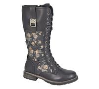 Cipriata Womens/Ladies Floral Calf Boots DF4606