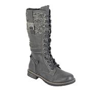 Cipriata Womens/Ladies Gabriela Combat Boots DF4595