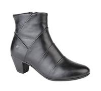 Ginerva Folded Vamp Ankle Boots Cipriata Black 7