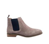 Cipriata Women's Ladies Mink/Navy Real Suede Twin Gusset Ankle Boot Sizes 3-9 (7 UK)