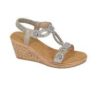 Cipriata Women's Ora Jewelled Sandals - Pewter - Pewter - 5 UK