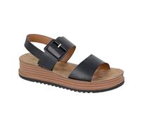 Cipriata Womens/Ladies Orfa Wedge Sandals (7 UK) (Black)